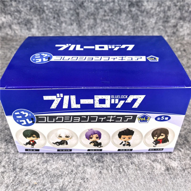 Figura de Anime, caja ciega con cerradura azul, Jiro Hayase Hinata Kageura Chigiri Hyoma, modelo de juguete, muñeca bonita, regalo ornamental de escritorio