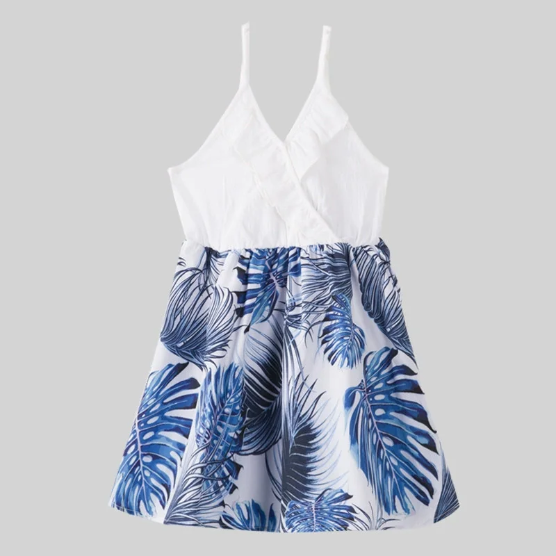 Family Matching Outfits  Mother Daughter Print Dresses Father Son Holiday Shirt Boys Summer Casual T-Shirt New Baby Cute Clothes