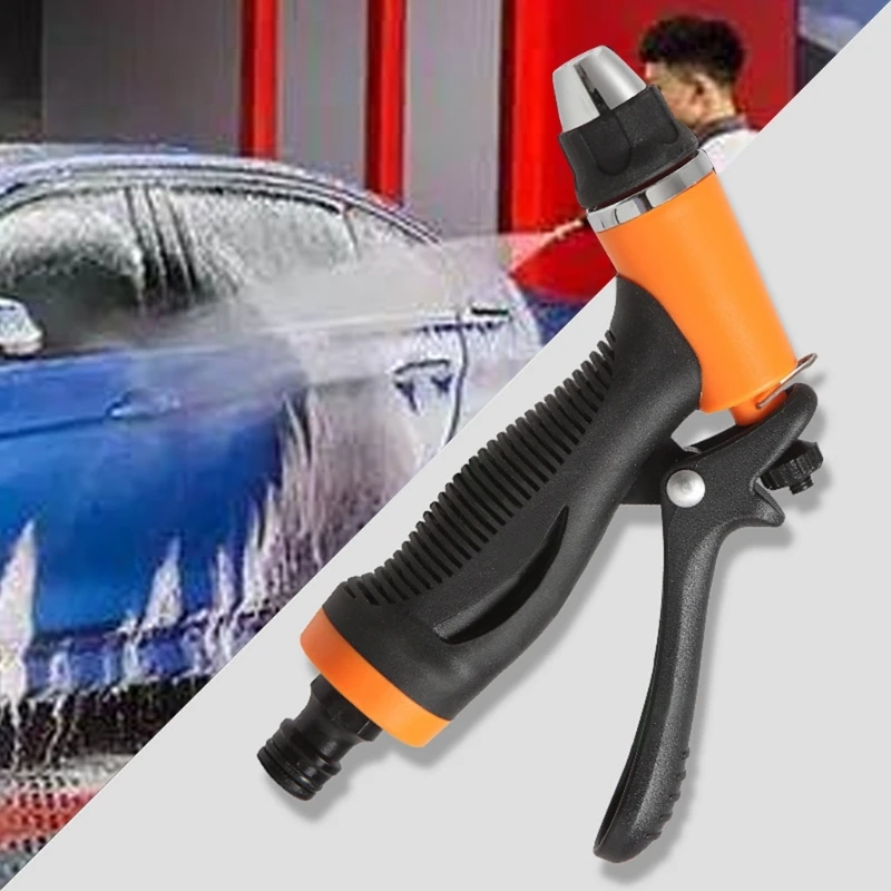 

Adjustable High Pressure Washer Gun- Patterns Car Wash Machine Garden Watering Hose Sprinkler Universal Auto Washing