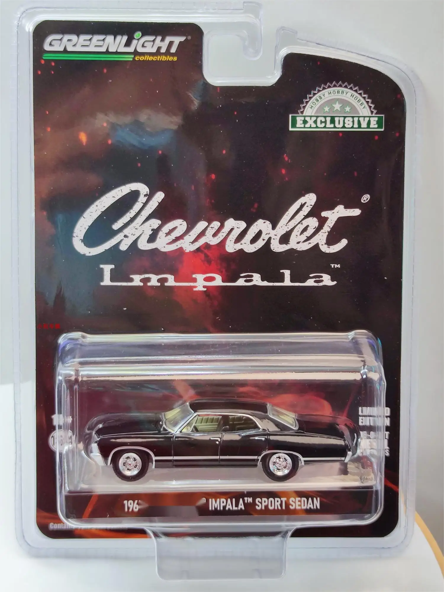 Greenlight 1/64  1967 Impala Sport Sedan Supernatural Collection Metal Diecast Model Cars Toys