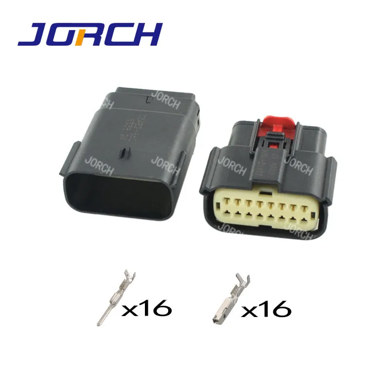 33482-1601 33472-1601 Molex MX 150 męskie złącze żeńskie 16-pinowe czarne gniazdo wtykowe
