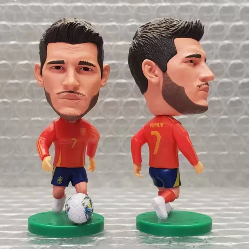Ornement de fan de l'équipe nationale d'espagne, Mini Collection d'ornements Yamal Morata, personnages d'action mobiles, cadeaux de noël