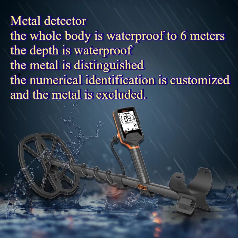 YYHC-9P1EX5 Underground metal detector X10S30 Handheld waterproof high precision outdoor archaeology