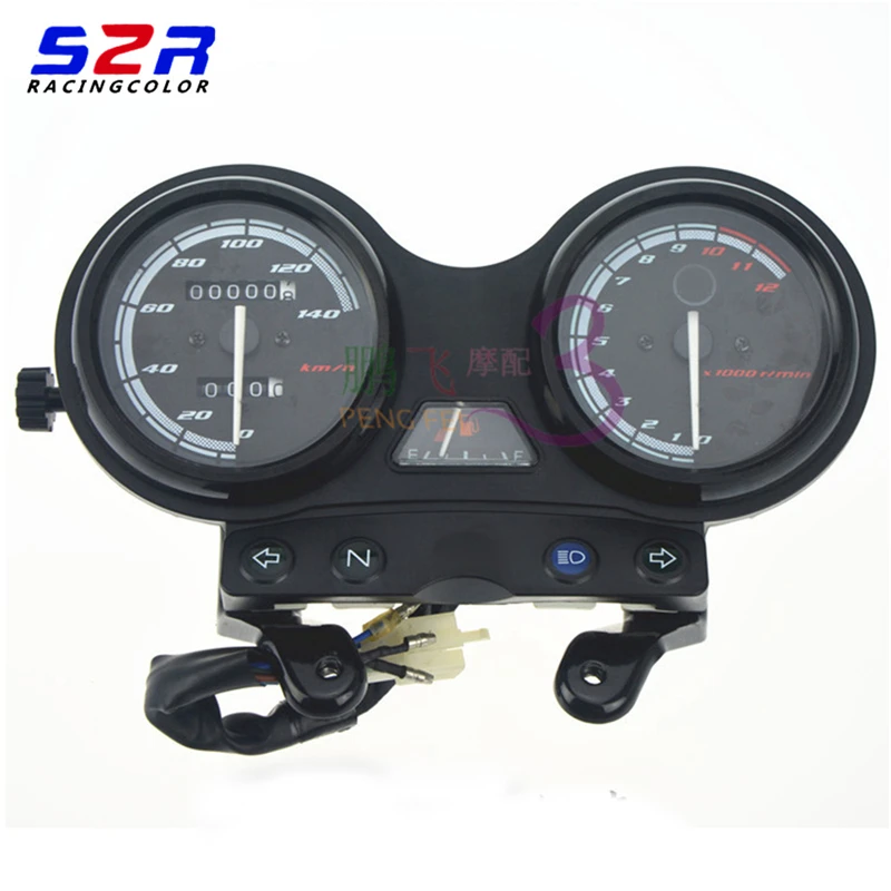 Tachometer Motorcycle Speedometer Meter Gauge Moto Tach Instrument Clock Case for YAMAHA YBR 125 2005-2009 Euro II Version