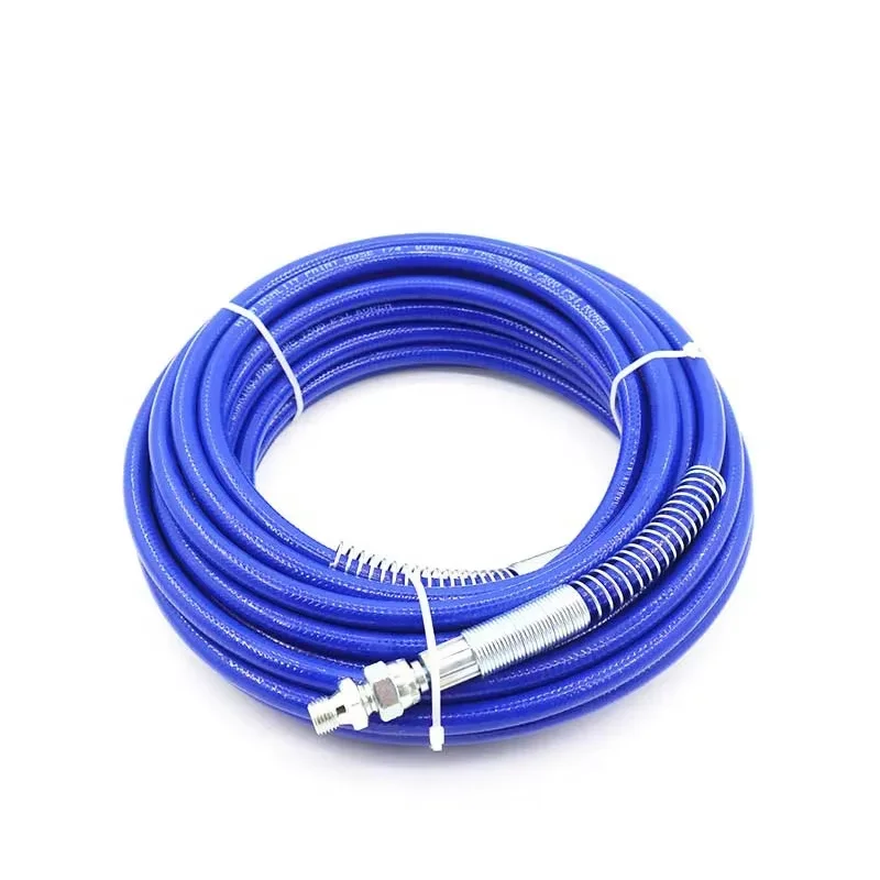 Tuyau en acier haute pression 1/4 ''15m/20m/30m BSP 3300Psi pulvérisateur sans air pièce de rechange tuyau de pulvérisation pulvérisateur de peinture