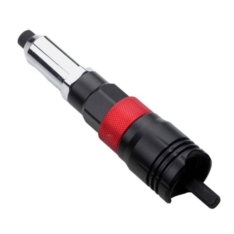 Rivets Adapters with Handle Grip Riveter Drill Attachment for Cordless Tool