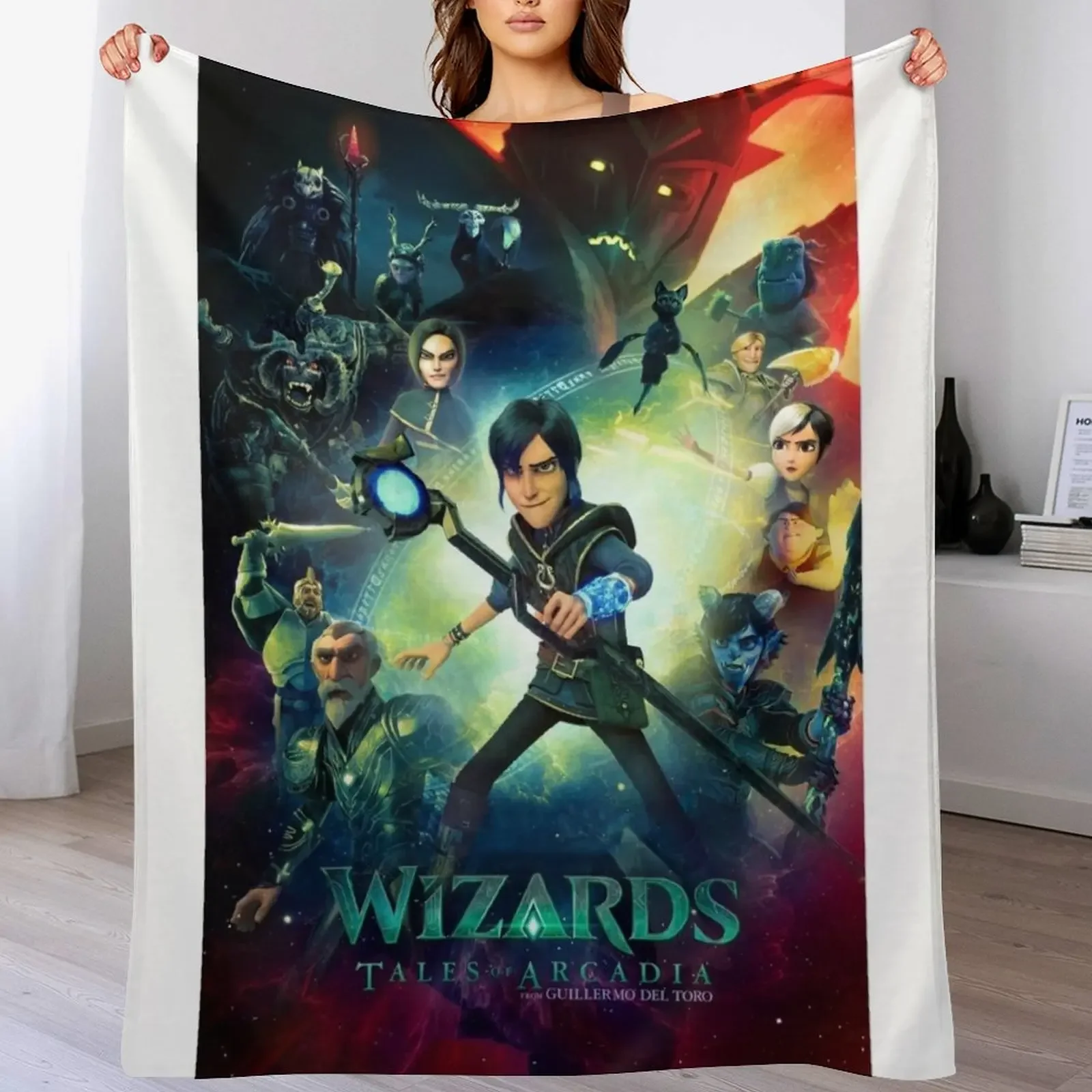 

Wizards Tales of Arcadia Throw Blanket Luxury Throw cosplay anime sofa bed For Decorative Sofa Blankets