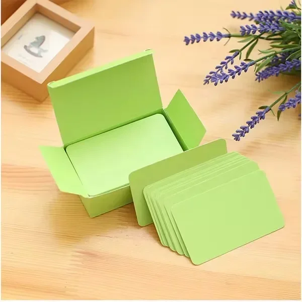 100/50/10 Stuks Kleurrijke Retro Kraftpapier Kaart, Wenskaart, DIY Opmerking, Lege Handgeschreven Bericht Kaart