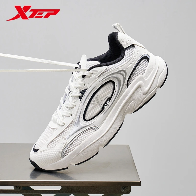 Xtep Capsule Shoes For Men 2024 Autumn Street Style Fashion Casual Shoes Durability Increase Comfortable Sneakers 876319320018