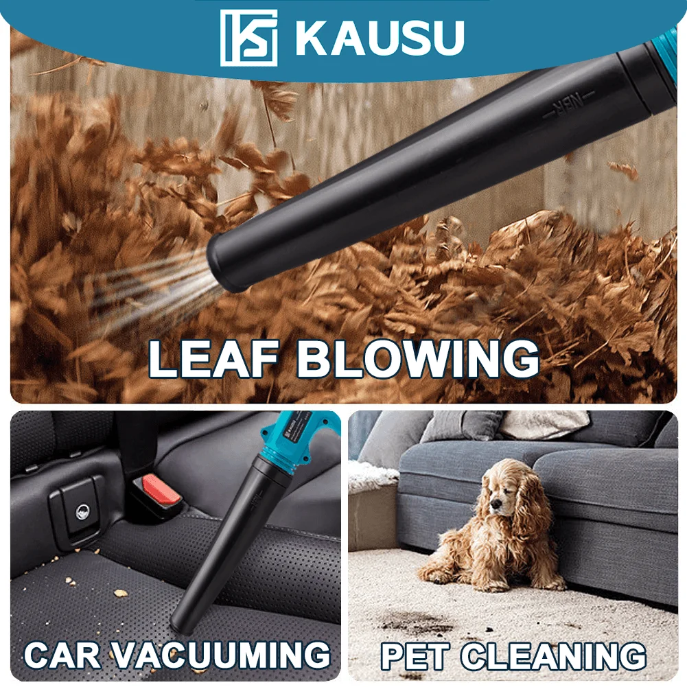 Electric Air Blower Vacuum Cleaner 2 In 1 Leaf Snows Dust Collector Blowing Suction Cordless Tools For Makita 18V Battery