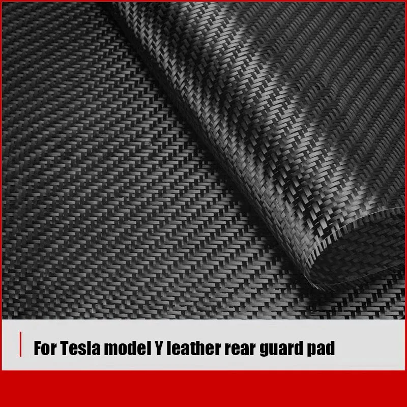 Trunk Protector Guard For Tesla ModelY Anti-Scratch Mat Rear Cargo Threshold Sill Cover Bumper Leather Organizer Pad Accessories