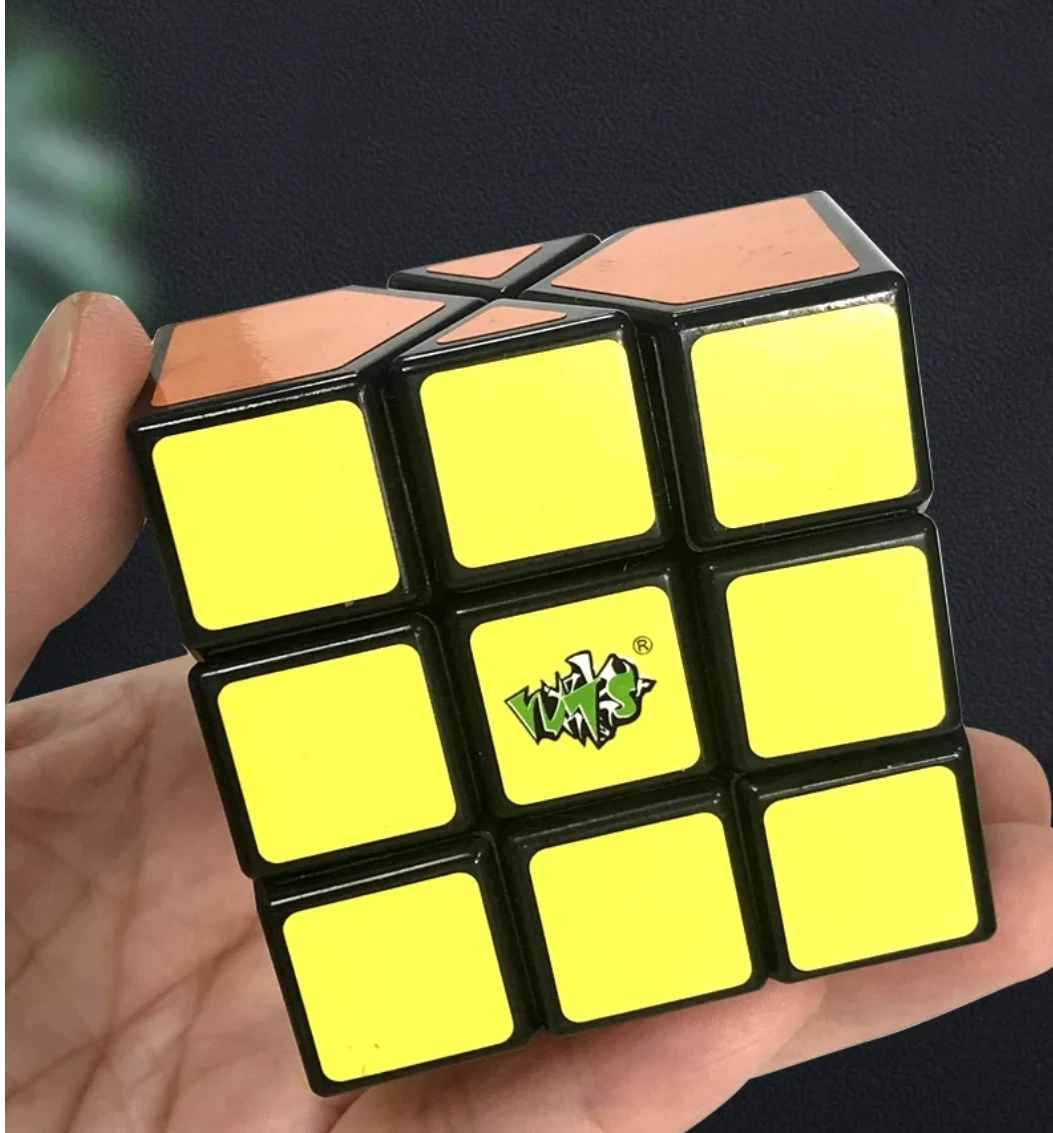 LanLan-Cubo de dodecaedro de segunda orden, pegatina de forma extraña, Cubo de velocidad divertido, rompecabezas profesional, juguetes, regalo para niños, Cubo mágico