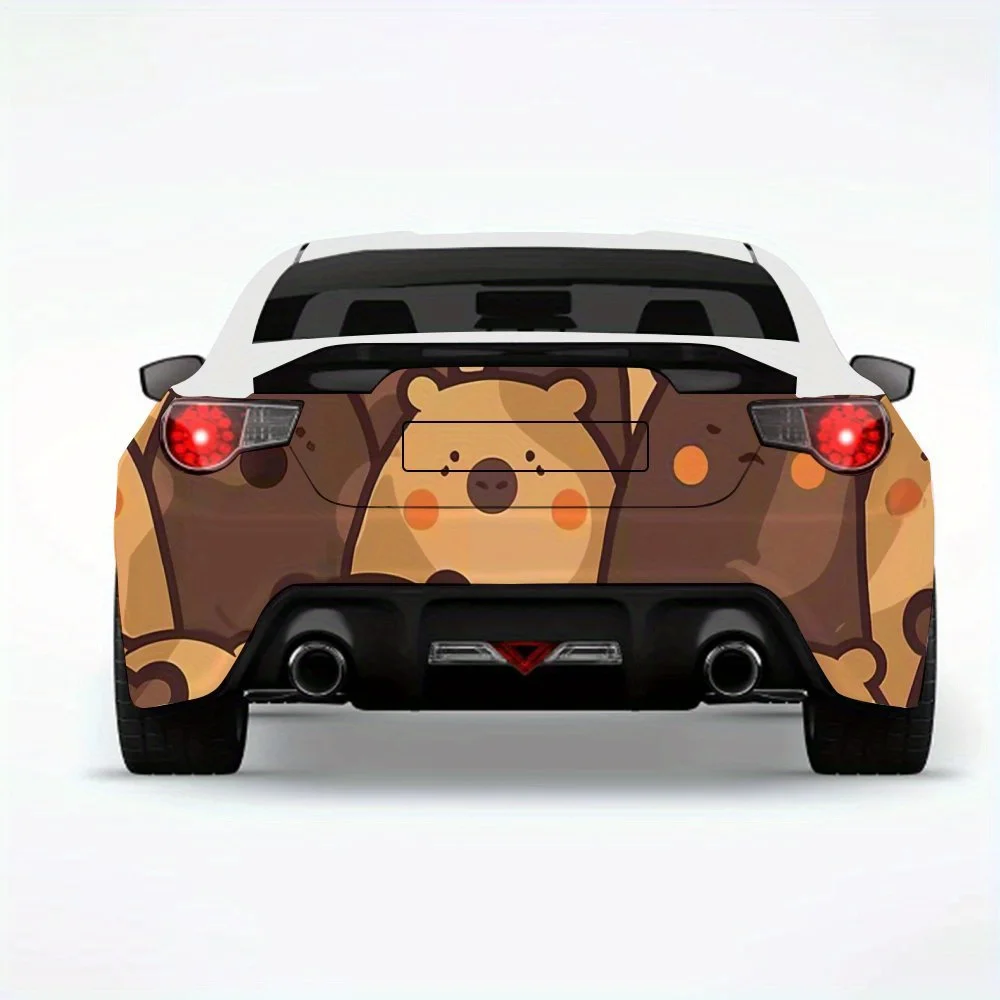 

Cute Cartoon Bears Car Sticker,Vinyl Decal for Car Rear, Waterproof Self-Adhesive Vinyl Stickers for Vehicle Tail and Bumper, De