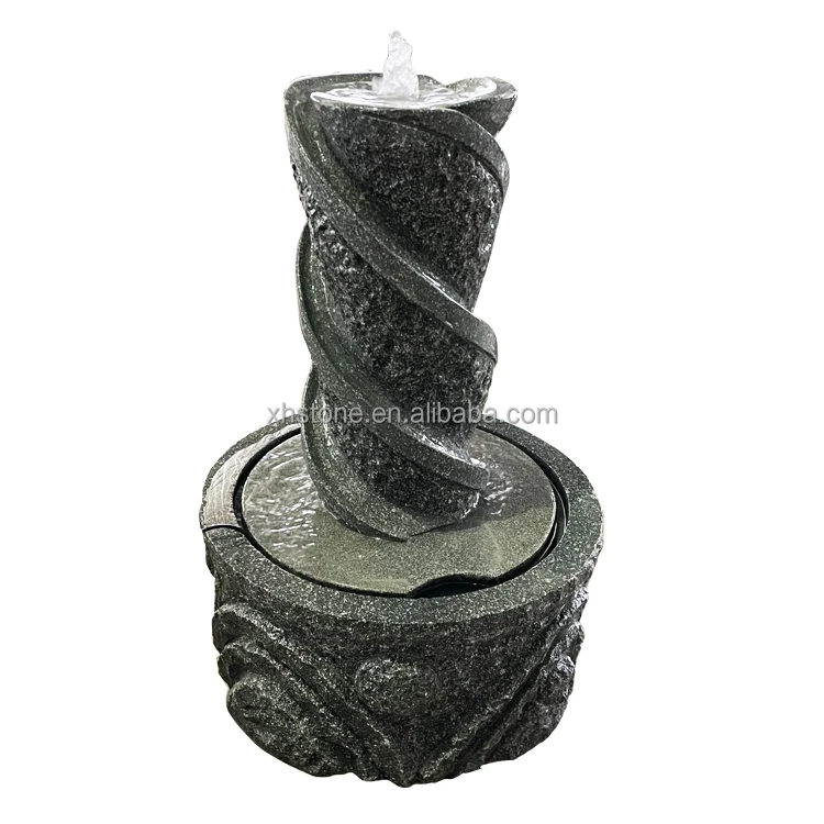 Japanese Garden Home Decoration Designs Outdoor Natural Granite Stone Water Fountains Water Feature Waterfall