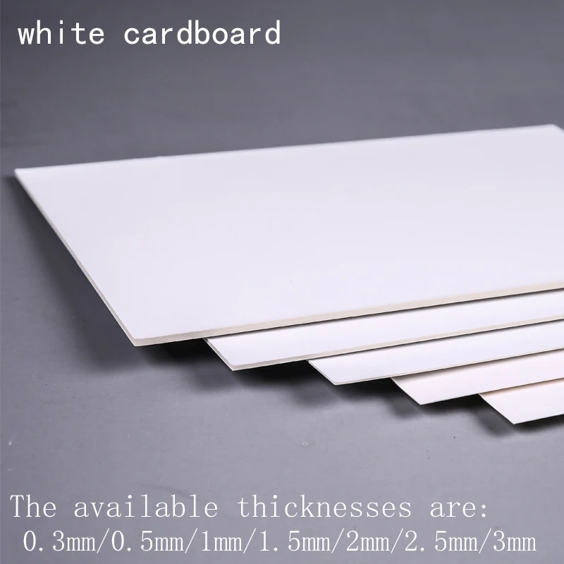 Cartone bianco, cartone bianco bifacciale, artigianato fai-da-te, cartoncino da imballaggio Modelli, carte e rivestimenti fai-da-te