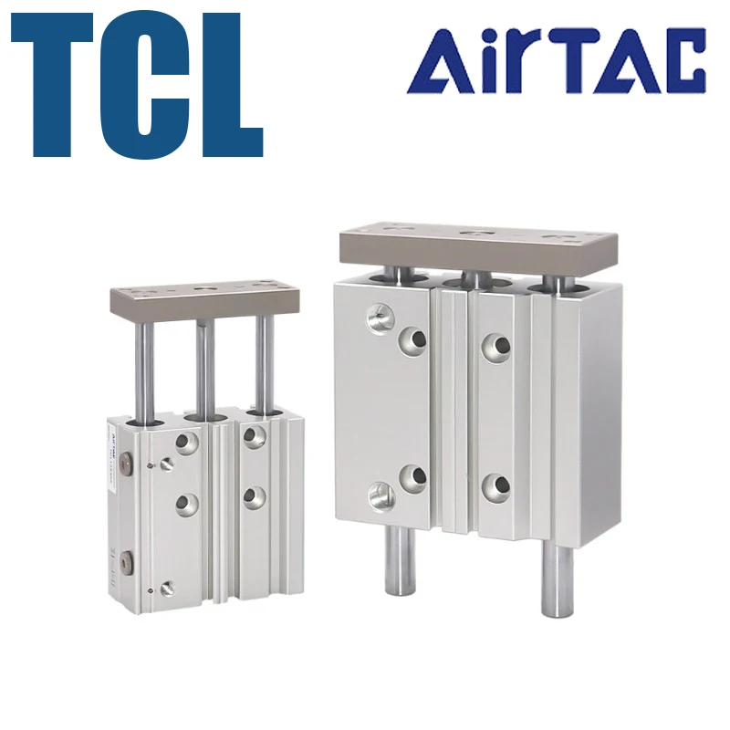 AirTac TCL 12/16/20/25/32/40/50/63-S Three-axis Three Bar Cylinder with Guide Rod High Thrust Cylinder  For Automation Equipment