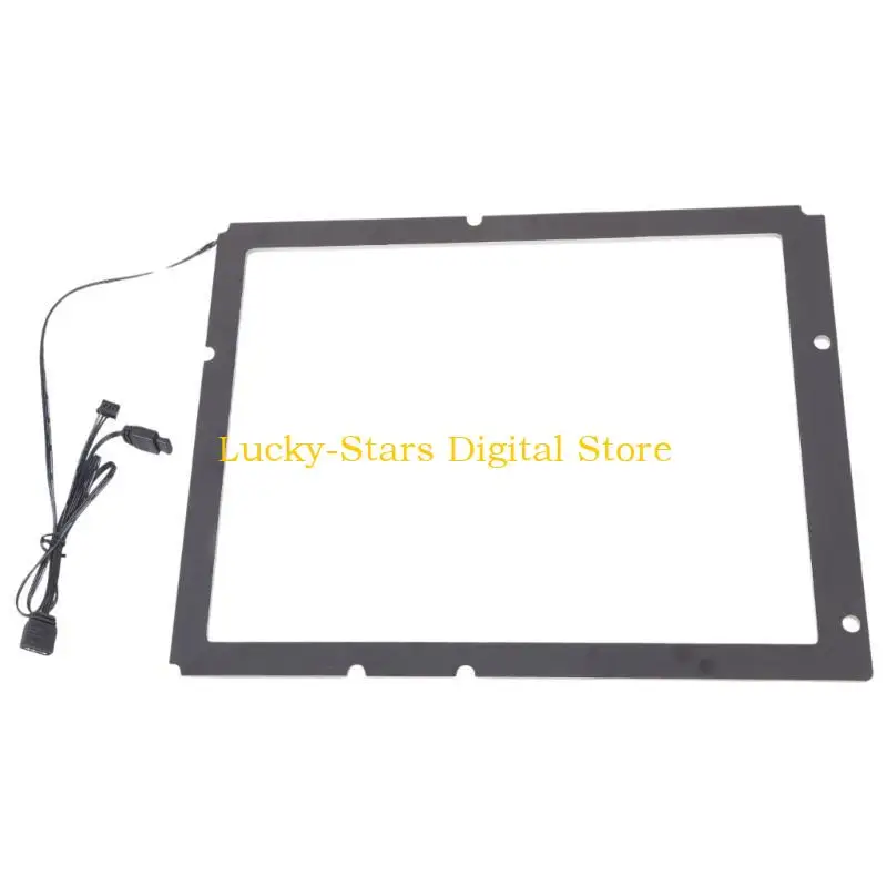 

T3EE Материнская плата RGB Задняя панель Светоизлучающая задняя панель 5 В 3-контактный ARGB Декор для рабочего стола