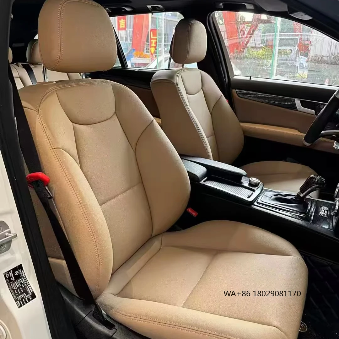 

Universal 5 Seats Car Seat Cover Full Set Luxury Leather Waterproof Front Rear Car Seat Cushion for C63