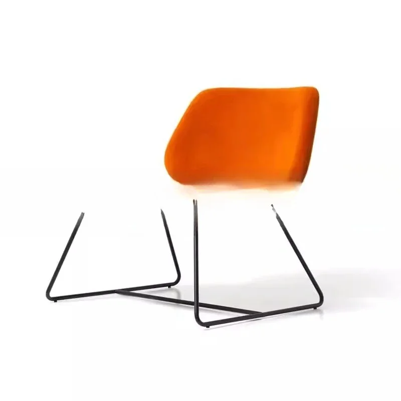 كرسي طعام نورديك، منزل حديث بسيط، كرسي تفاوض خلفي، قماش إيطالي