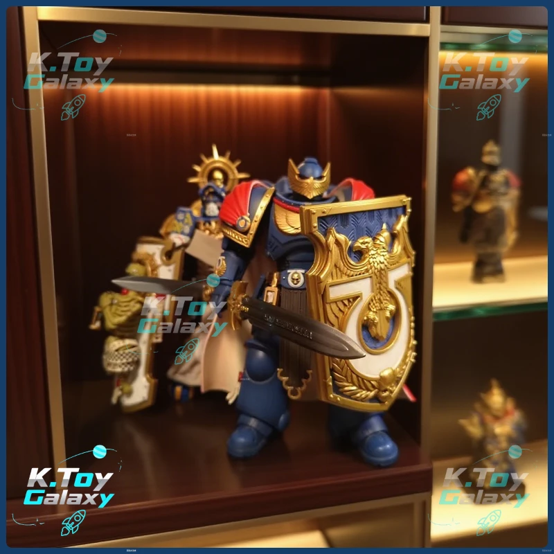 JOYTOY Warhammer 40K อัลตรามารีนส์ 1/18 ฟิกเกอร์แอ็คชั่น มาร์เนอส คาลการ์ วิคทริกซ์ ฮอนอร์ การ์ด ฟิกเกอร์ โมเดลเกม ข้อต่อขยับได้ ของเล่น