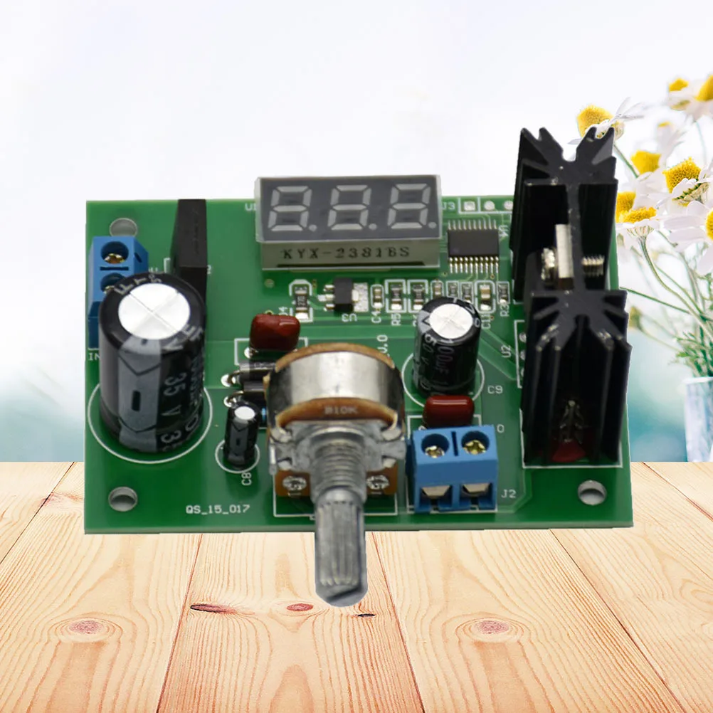 وحدة منظم جهد قابلة للتعديل شاشة LED 5 فولت 12 فولت وحدة إمداد طاقة قابلة للتعديل مقياس جهد مزدوج إخراج مستقر #5