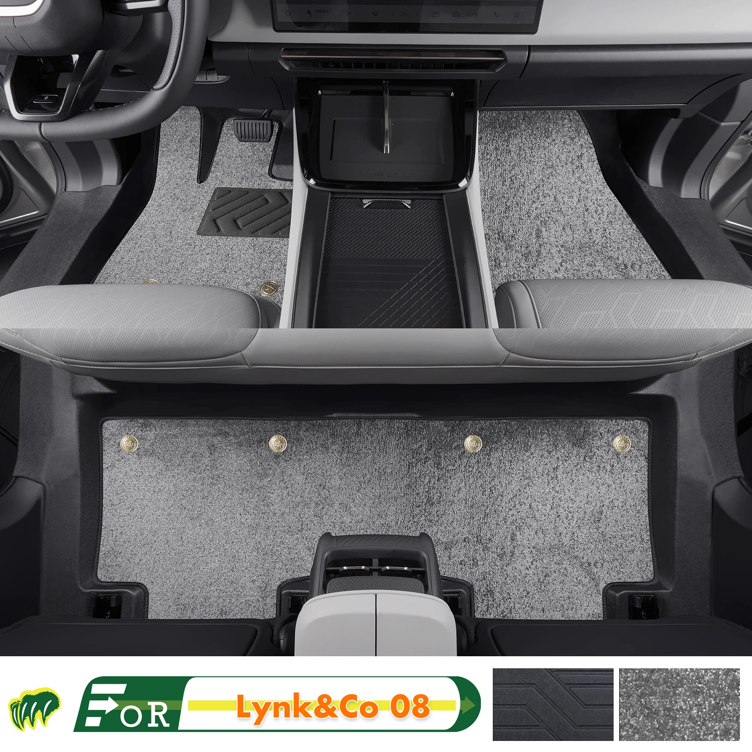 

Left-hand Drive Car Floor Mat For Lynk&Co 08 2023-2024 Full Surround Foot Mat Automotive Floor Mat Interior Floor Liner