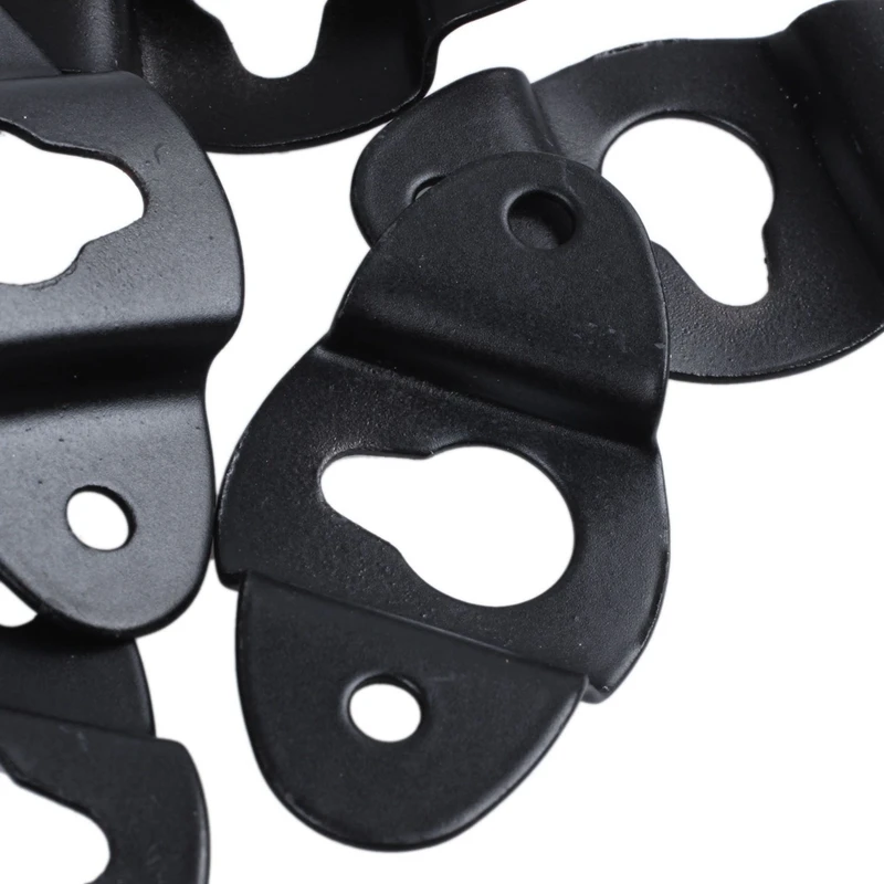 لوحة شماعات حديدية مثبتة على الحائط ، سماعة صوت ، أسود ، 4.8 سنتيمتر ، 40 قطعة