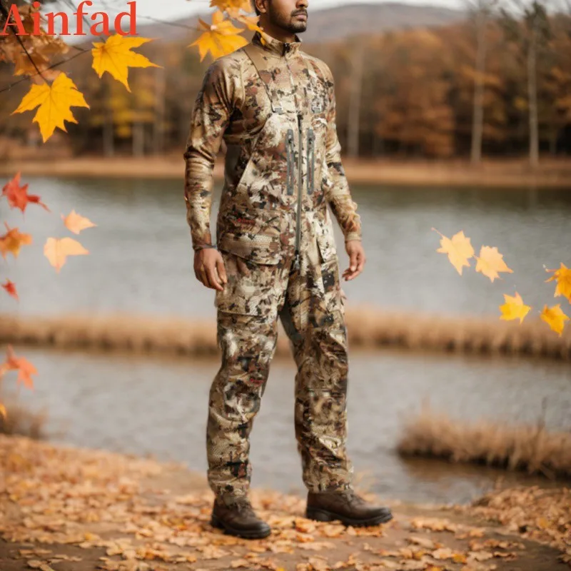 Camouflage Hudson Bibs High Quality Duck Hunting Outdoor Work Pants for Optimal Comfort And Durability
