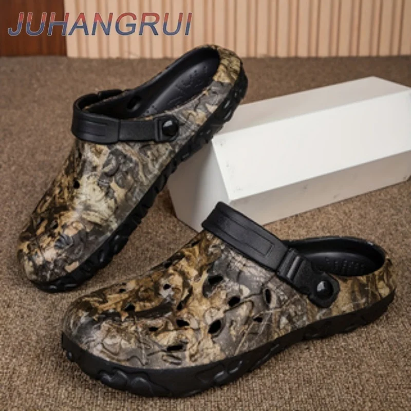 2026 Summer Men's Sandals New Home Garden Shoes Comfortable and Lightweight Men Slippers Non-Slip Soft Bottom Flip Flop Sandals