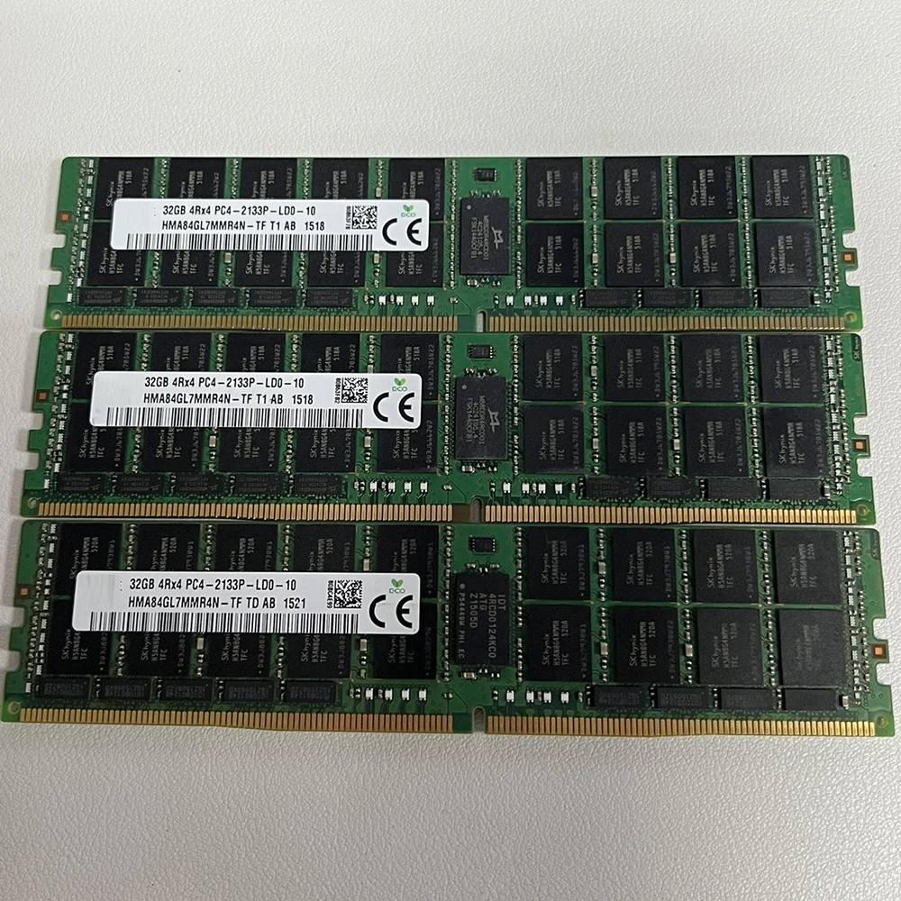 1PCS  HMA84GL7MMR4N-TF 32G 4RX4 PC4-2133P REG For SKhynix Server Memory