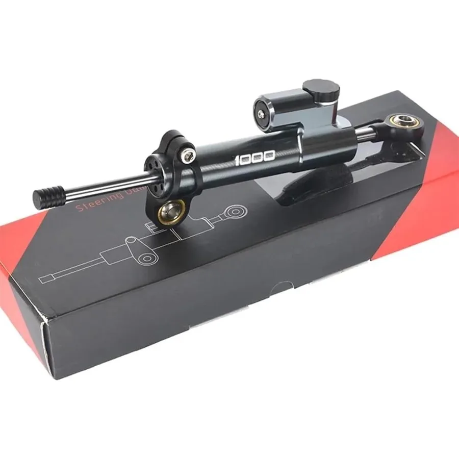 

Motorcycle Stabilizer for Kawasaki Z1000 20142019 Motorcycle Steering Stabilizer Damper Bracket Mount with Titanium Black Finis