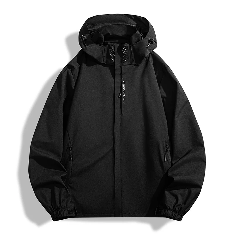 

Man Trench Coat Functional Outdoor Windproof Waterproof For Adventure Couple model Lightweight Durable Performance Wear Design