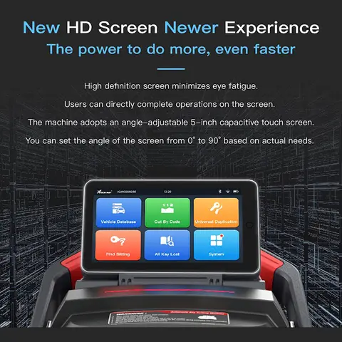 XP005L Tagliatrice automatica di chiavi Duplicazione universale Strumenti per chiavi domestiche per auto con display digitale ad alta definizione