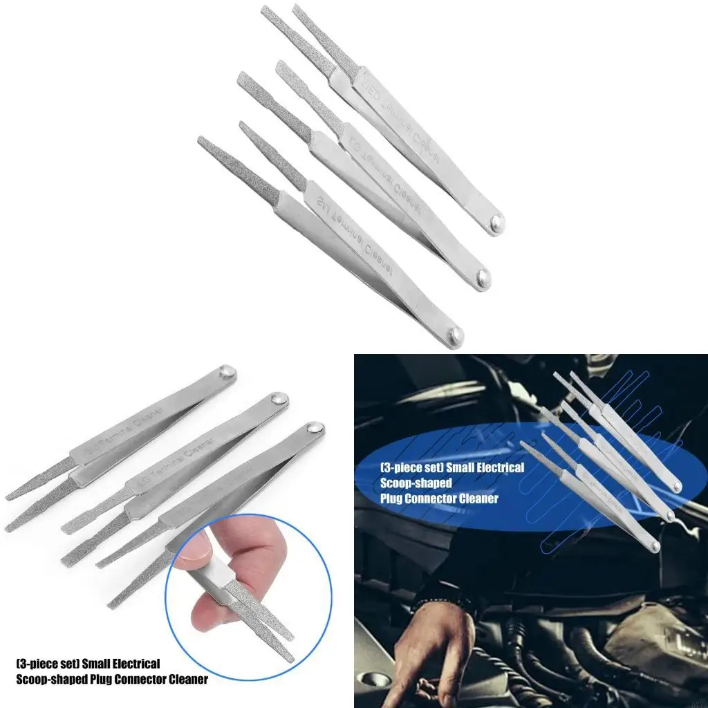 

3pcs Commerinal Cleaner Set Electricaler Cleaner для малой электрической лопаты разъема для очистки терминала D7ya D7ya