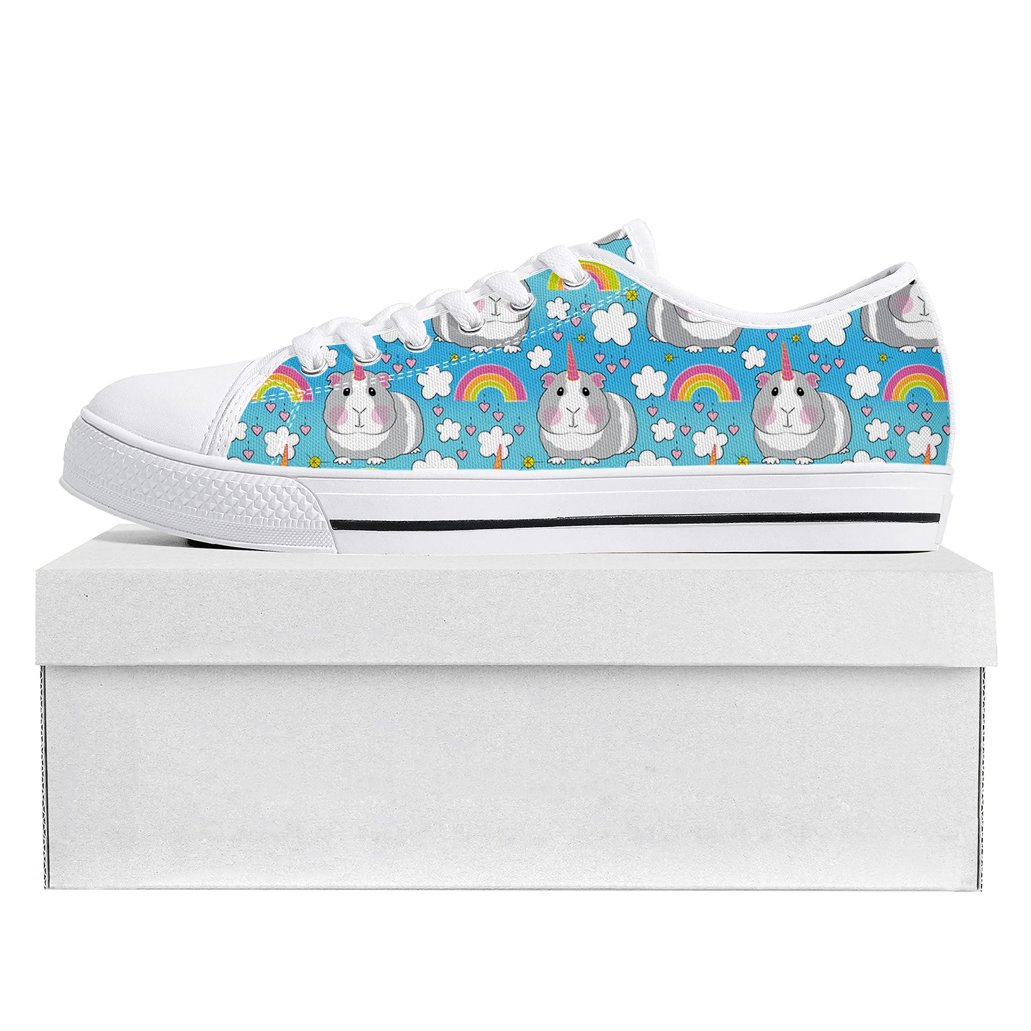 

Cute Cartoon Guinea Pig Low Top High Quality Sneakers Mens Womens Teenager Tailor-made Shoe Canvas Sneaker Casual Couple Shoes