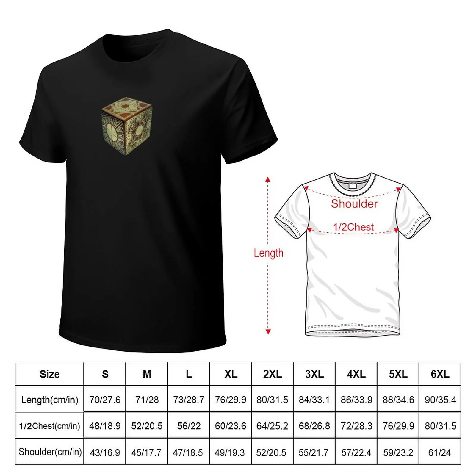 The Lament Configuration (aka Hellraiser Puzzle Box) T-Shirt Cool Feeling Summer Tee Shirt