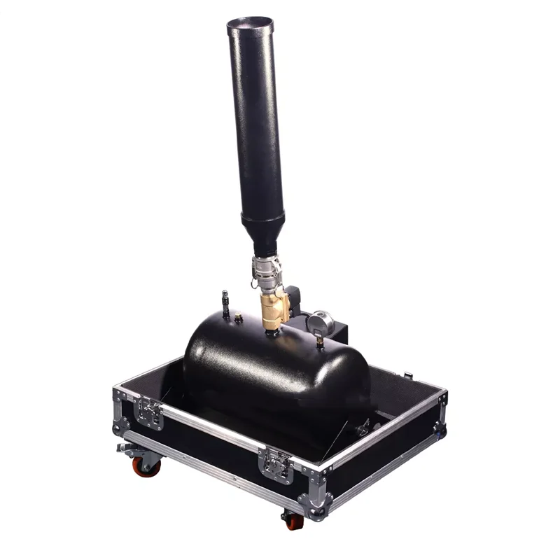 Big Four-Shot Confetti Streamer Launchers Festive Flower Confetti Machine for Graduation Easter Thanksgiving Christmas