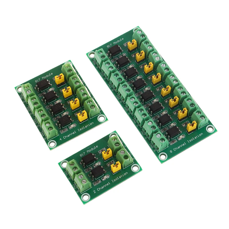 PC817 Optocoupler Isolation Board 2/4/8 Channels Voltage Converter Adapter Module 3.6-30V Driver Photoelectric Isolated Module~