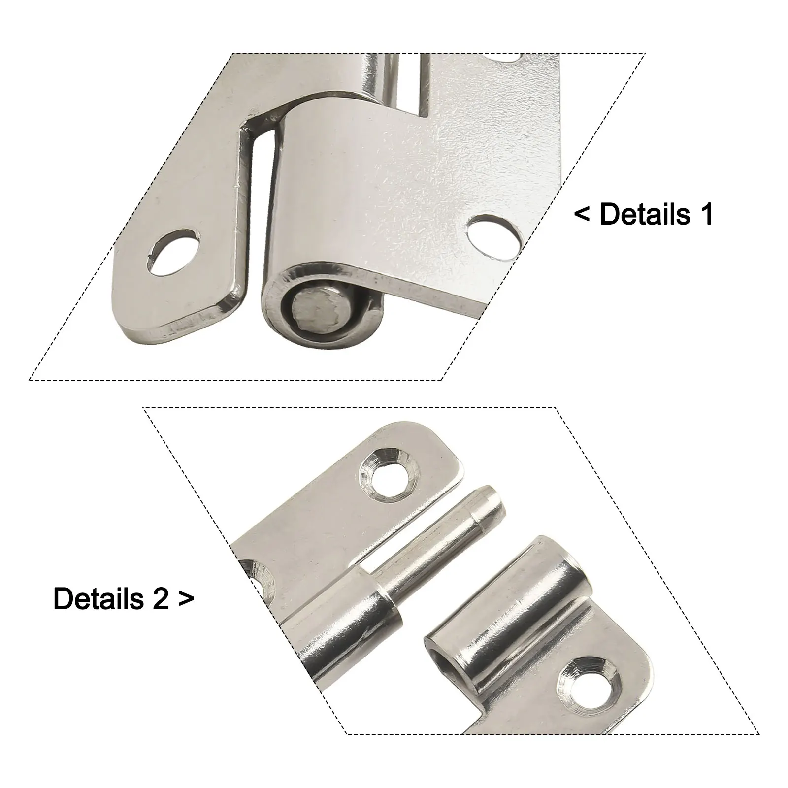 304 Stainless Steel Detachable Hinge Slip Joint Flag Lift Off Removable Left Right Hinges Mechanical Equipment Hinge Wholesale