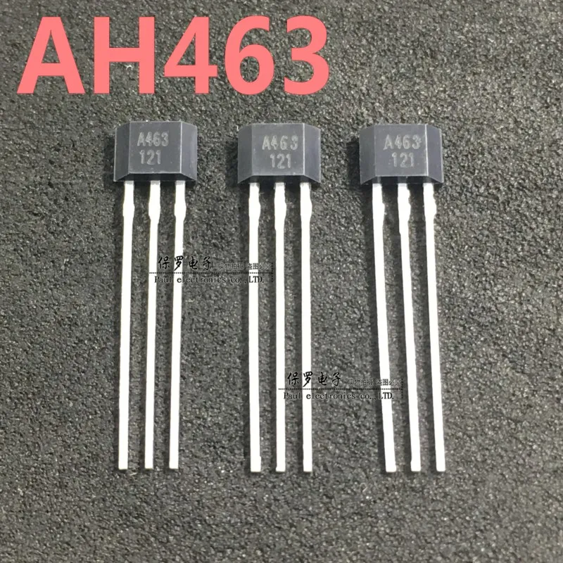 50pcs/ AH463 silk screen A463 micro-power all-polar Hall element 2.5-5.5V high sensitivity low power consumption