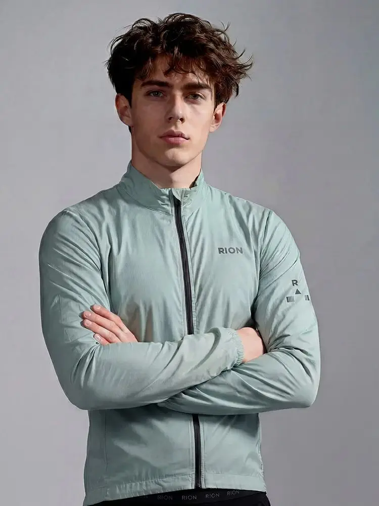 AliExpress NONE RION Men Long Sleeve Windbreaker Sports Trench Lightweight Windproof Hiking Fitness Bicycle Coat UPF 50+ Outdoor Outfit Packable