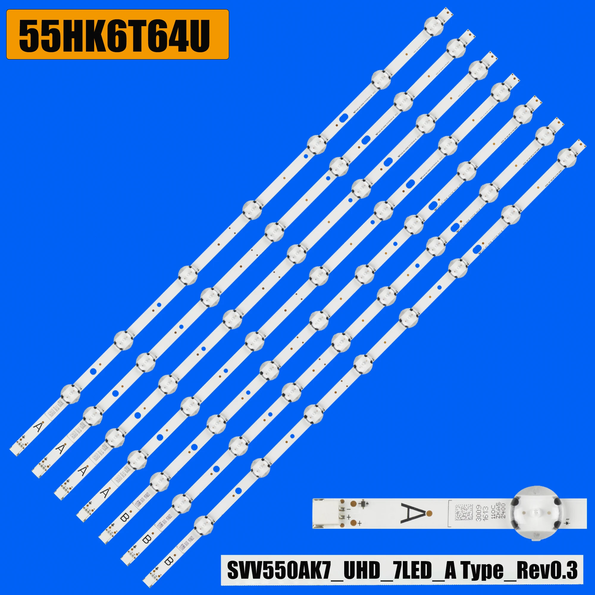 

LED Backlight strip for 55U5766DB 55U6663DB 55U6863DG 55U6763DAT 55VL5A63D 55U5766DG 55U6763DG 55V6763DA 55U6863DB 55VL5A63DB