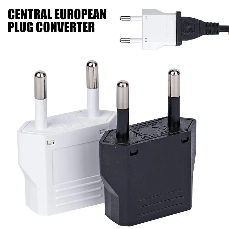 1-6pcs  EU plug adapter CN AU JP us to EU plug adaptor travel adapter electric KR euro plug converter power sockets AC outlet
