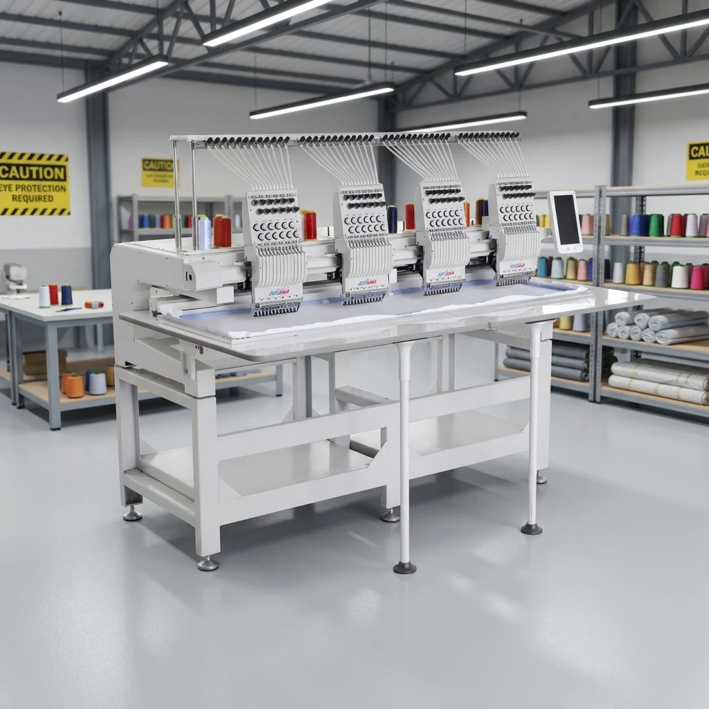 2026 REVHON New High Quality 4 Heads Computerized Industrial Embroidery Machine