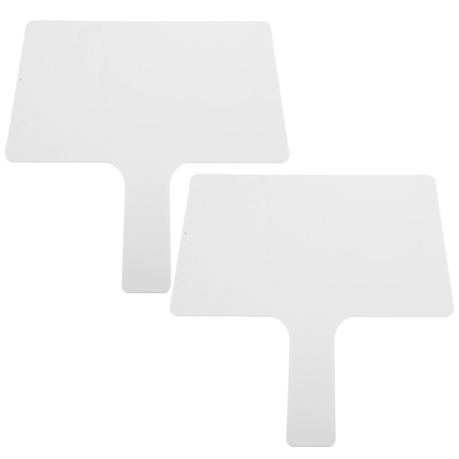 

2Pcs Portable Dry Erase Paddle Boards Double Sided for Teachers and Students Classroom Teaching Aids Small White Board