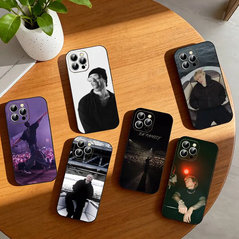 

E-Egor K-creed Russian RAP style Phone Case For iPhone 17,16,15,14,13,12,11 Plus,Pro Max,XS,Soft Silicone Black Cover