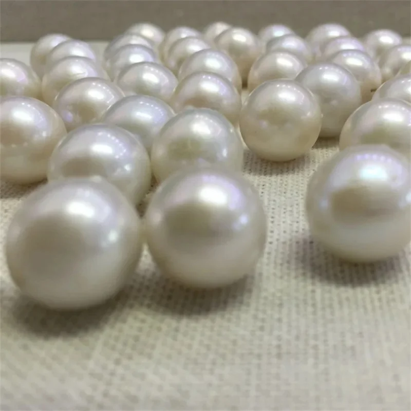 

Natural Edison Pearls White A Quality 10-14mm Fresh water Pearl Beads Big Pearls for Jewelry Making Earrings Bracelet Jewelry