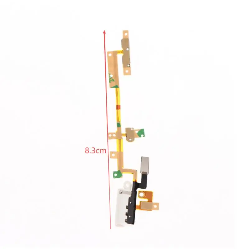 New New Power Audio Jack Volume Button Flex Cable For IPod Nano 6 6th Gen White Replacement image 6