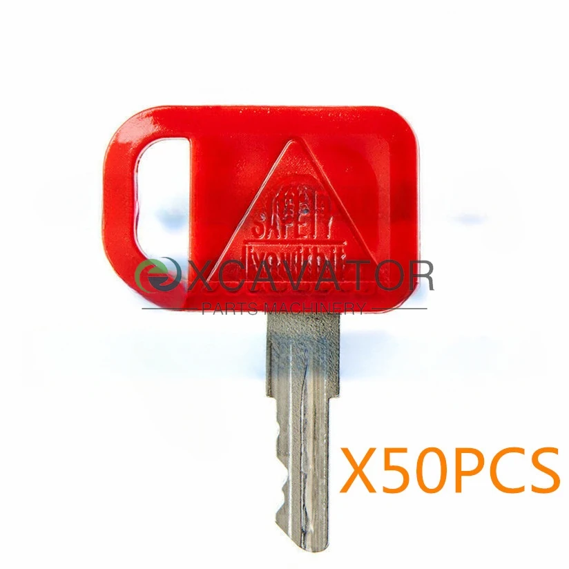 

50PCS JDR Excavator Ignition Key For John Deere Heavy Construction Equipment Ignition Keys AT195302, AT145929,AR51481