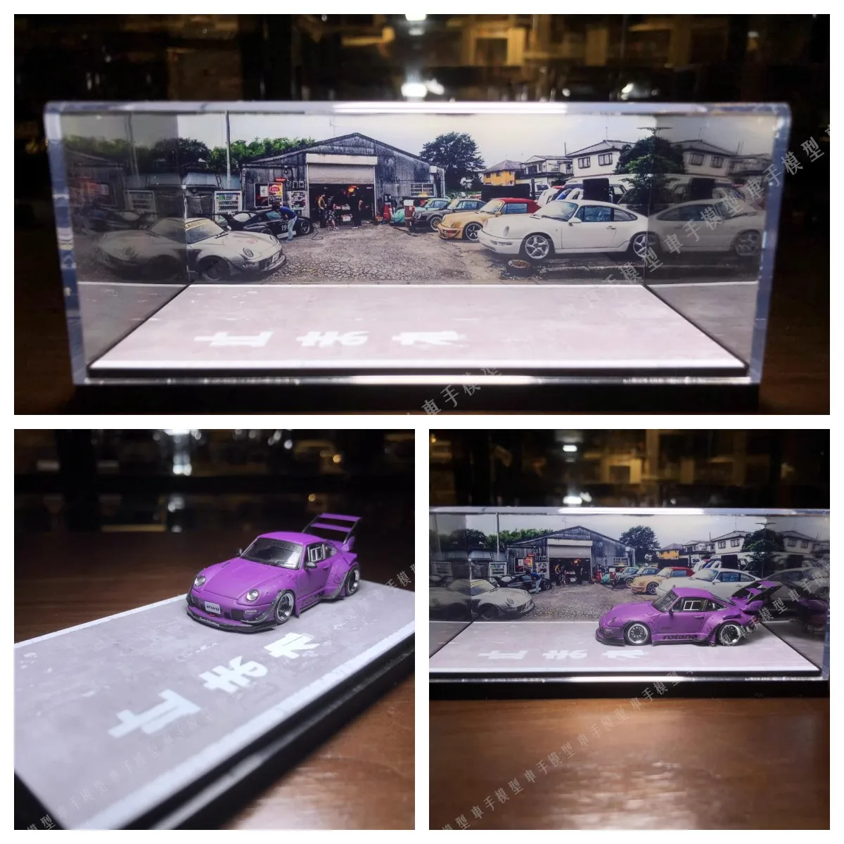 Plot Acrylic Case Display Box Cover Transparent Dust Proof 1:43 1:64 RWB LBWK Model Car Hobby Toys